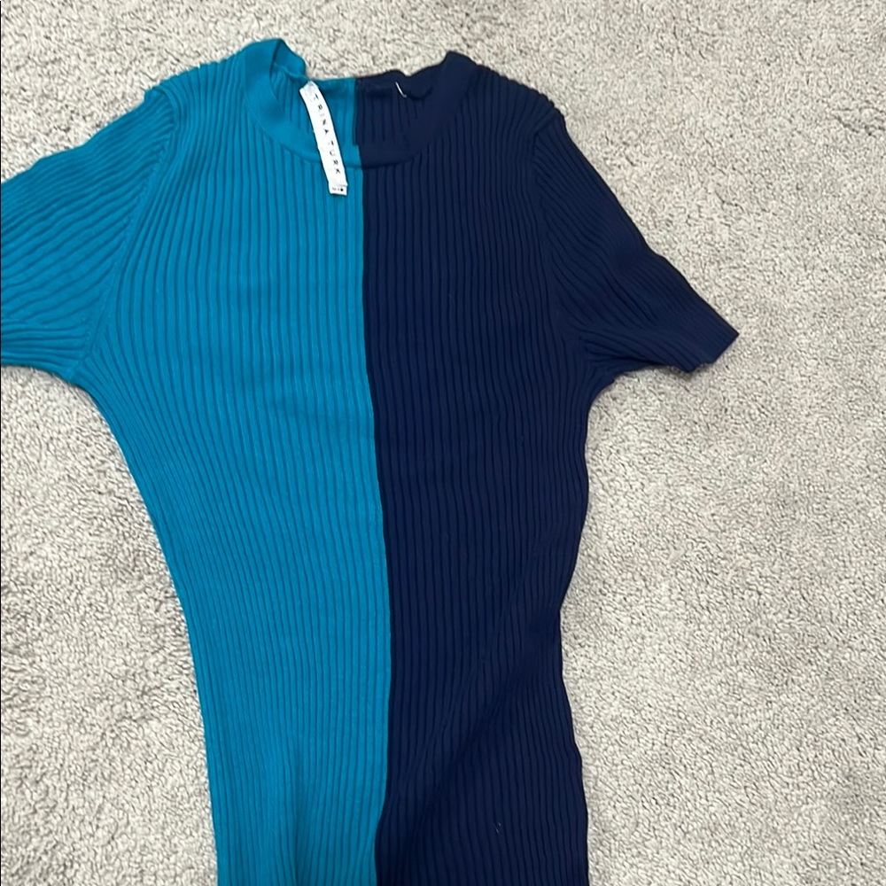 Trina Turk Colorblock Knit Shirt